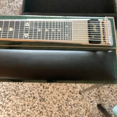 2000's Carter 4x5 Pro Model S-10 - Green Mica Pedal Steel Guitar image 4