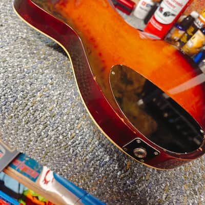 Very Early B.C. Rich USA Electric Bass EB-3 Style w/OHSC Late 60s - Sunburst image 13
