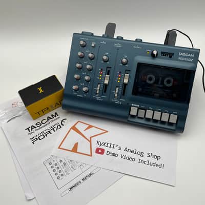 TASCAM Porta 02 Multitrack 4-Track Cassette Recorder {Serviced W/ Pitch Mod} image 1