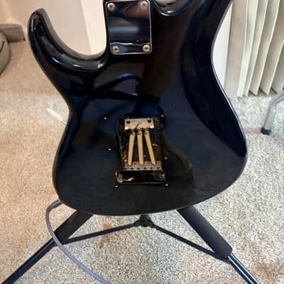 Carlo Robelli HSS Strat Copy Black Electric Guitar image 6