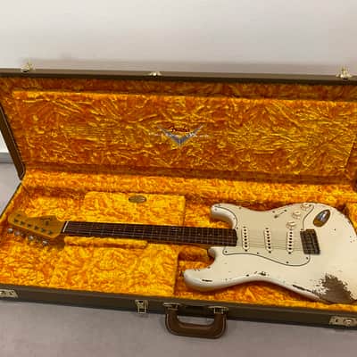 Fender Custom Shop ’59 Stratocaster Heavy Relic – 2020 – Aged Olympic White image 1