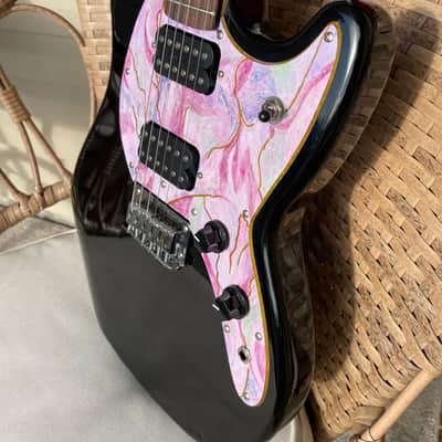 Gilbreath Partscaster Offset “Mustang” style Short Scale - Black Gloss image 3