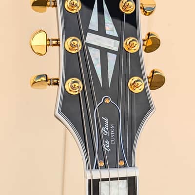 Epiphone Les Paul Custom Blackback Limited-Edition Electric Guitar Antique Ivory image 5