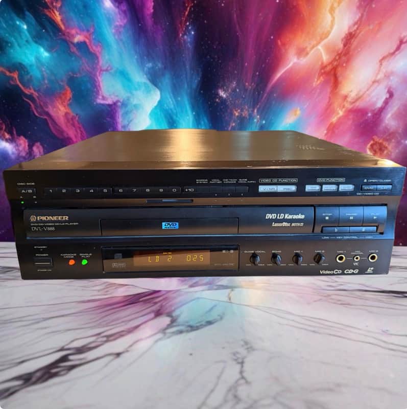 Pioneer Laser Disc DVL-V888 Dvd Cd Ld PLAYER Karaoke Tested Works Rare Beast🔥
