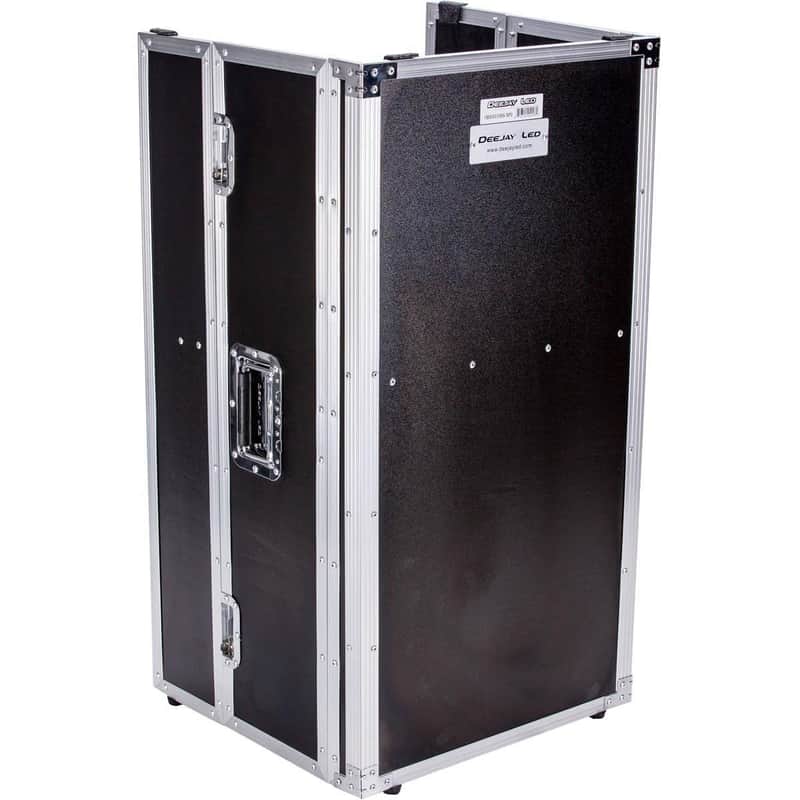DEEJAY LED TBHDJSTAND36MINI Fly Drive Cases DJ Stand Fold Out For All Mixer Cases 36-Inches High Accordion Accessory Black image 1