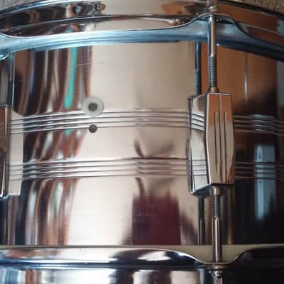 VINTAGE Tama Royalstar DEEP Chrome 6.5  X 14 Snare Drum 8 LUGS MADE IN JAPAN Very Clean !!!! 80s Chrome image 22