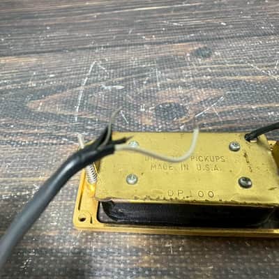 90s DiMarzio Super Distortion DP100 Humbucker Pickup F Space Black image 5