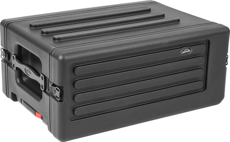 SKB 1SKB-R4SW 11.75" Deep Shallow Roto-Molded Rolling Audio Rack Case image 1