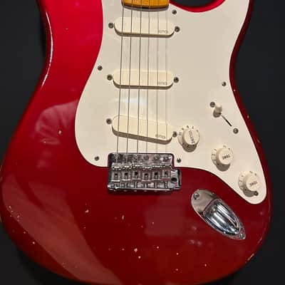Fender Eric Johnson 57 Strat-David Gilmour setup mid 90s? - Candy Apple Red image 5