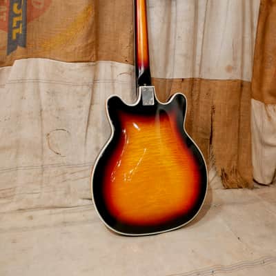 National  N-850 Bass Guitar 1968 - Sunburst image 7