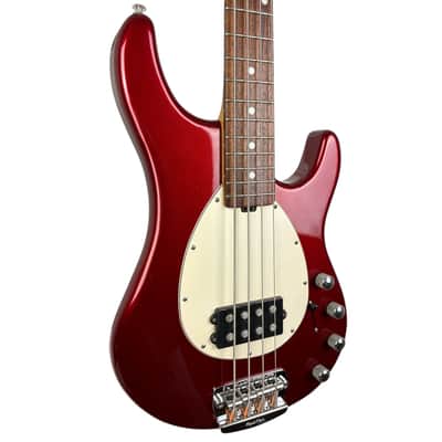 Music Man Ernie Ball Sterling 4H Bass 2000 - Candy Apple Red image 2