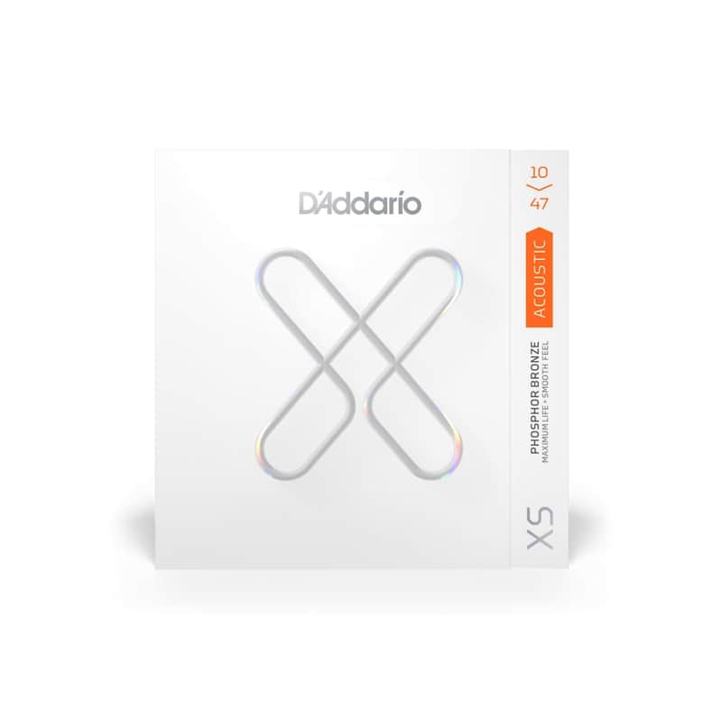 D'Addario X - XSAPB1047 - Acoustic Guitar String Set - Phosphor Bronze - Extra Light Coated - 10-47 (XSAPB1047) image 1