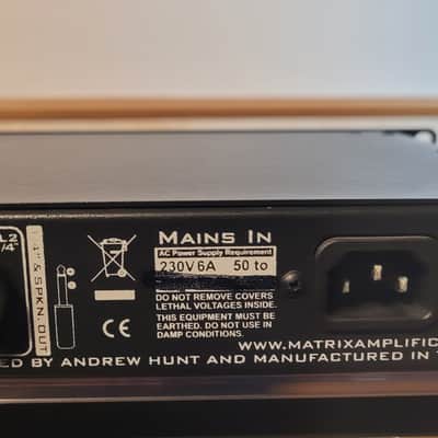 Matrix GT 1500 FXBD Power Amp 2018 Black/Grey - 3 chanel - W/D/W - 110/230v image 10