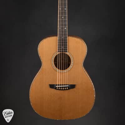 Goodall Grand Concert - Western Red Cedar/Koa image 2