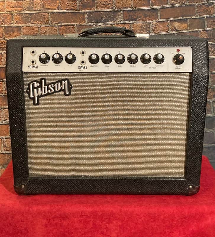 Gibson GA-20RVT Minuteman 12-Watt 1x12" Guitar Combo 1965 - 1967 - Black image 1