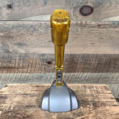 Electro-Voice 664 Gold Microphone on Model 419 Desk Stand image 2