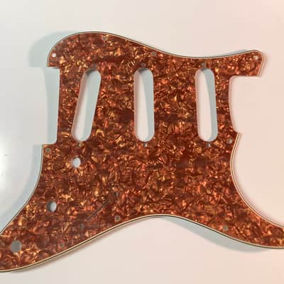 Fender 4-Ply MOTO Stratocaster Pickguard - Copper Pearloid image 1