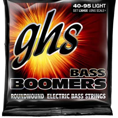 GHS Bass Boomers Roundwound Electric Bass Strings 40-95 Long Scale
