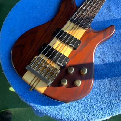 ‘94 Samick Artist Series  6 string neck-thru Bass image 14