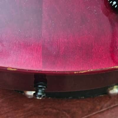 Gibson Les Paul Studio with Ebony Fretboard 1990 - Wine Red image 10