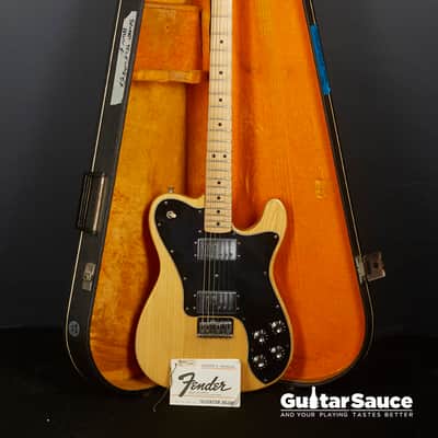 Fender Telecaster Deluxe Natural Blonde 1976 Original Vintage (Cod.1429VG) image 15
