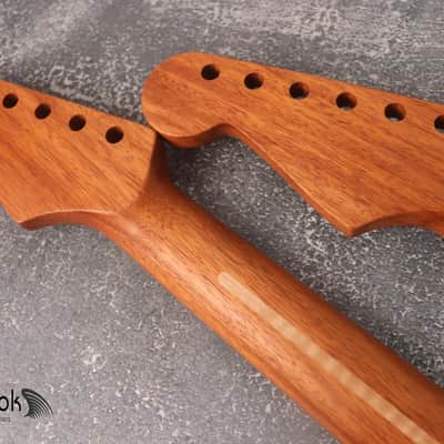 Mahogany Spoke Wheel Carbon Fiber Rods Neck Stainless Steel Jescar Frets Brand New image 8