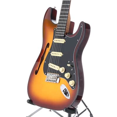 Fender Limited Edition Suona Stratocaster Thinline, Ebony Fingerboard, Violin Burst (M7)(53175) (53175) image 5