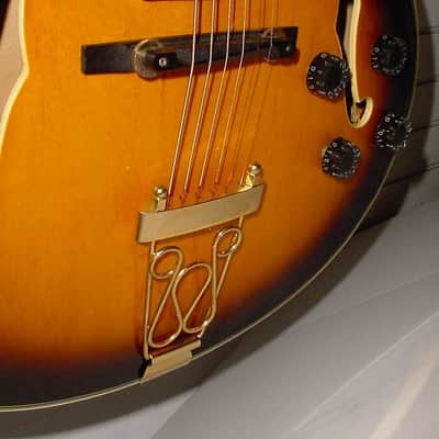 1996 Samick HF 650 Bluenote Artist Series Full Jazz Guitar w CASE image 5