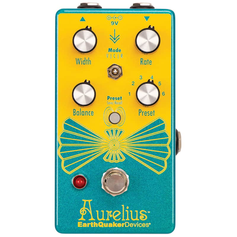 New EarthQuaker Devices Aurelius Tri-Voice Chorus Guitar Effects Pedal image 1