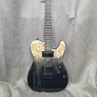 Schecter PT Standard Black Fade Burst Burl image 3