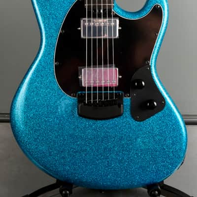 2020 Ernie Ball Music Man BFR Brilliant Blue Sparkle Stingray image 1