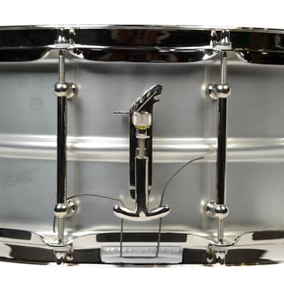 Joyful Noise 6.5x14 Luminary Aluminum Clear Shell Snare Drum image 4