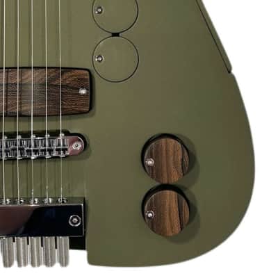 Teuffel Guitars Tesla 2022 Olive / Ziricote. (Authorized Teuffell Dealer) image 9