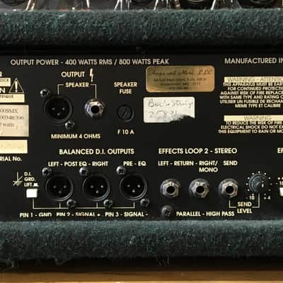 Trace Elliot AH400SMX GP12 SMX 400-Watt Electric Bass Guitar Amplifier Head image 3