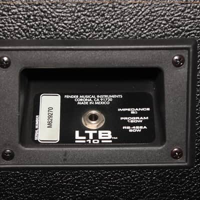 Fender LTB-10 PA Speakers (Pair) w/Pole Mounts image 4