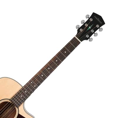 Parkwood GA28 Grand Auditorium Cutaway Solid Spruce Top Fishman Sonicore Pickup EQ image 3
