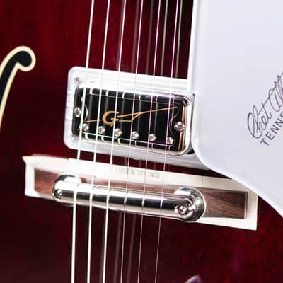 Gretsch G6119T-62 Vintage Select Edition '62 Tennessean Hollow Body with Bigsby Electric Guitar - Dark Cherry Stain with Hardshell Case image 10