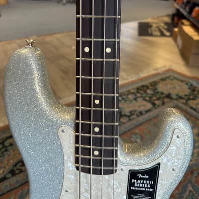 Fender 75th Anniversary Player II Precision Bass, Diamond Dust Sparkle W/ Bag image 5