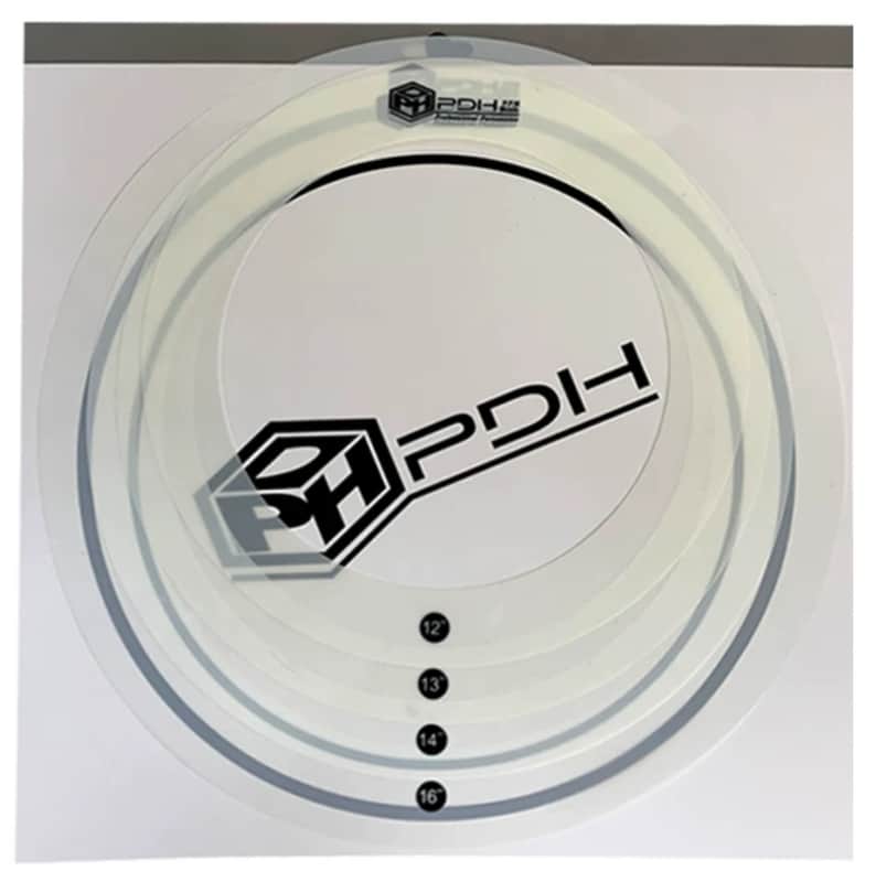 PDH Overtone Dampening Rings for Toms Snare Drum Reduce Noise Improve Tone Fits 12/13/14/16" Drum Heads image 1