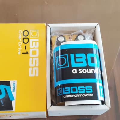 Boss OD-1 Over Drive (Black Label) 1989 - Yellow image 1