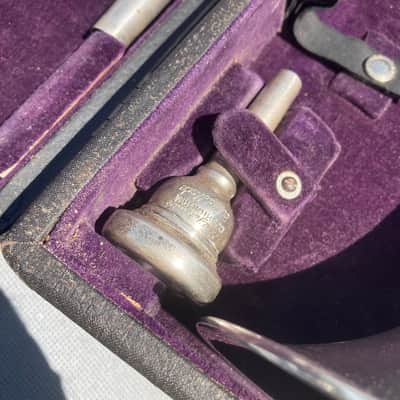 King Vintage King H. N. White "The King" Silver Trombone - Lion's Head emblem image 9