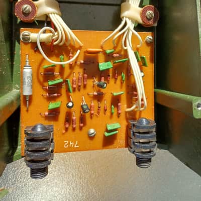 Electro-Harmonix Big Muff Pi V7 (Green Russian) 1994 - 2000 - Green image 8