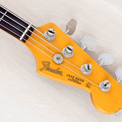 1988 Fender Jazz Bass ‘62 Vintage Reissue JB62-60 Sunburst, Japan MIJ Fujigen image 4