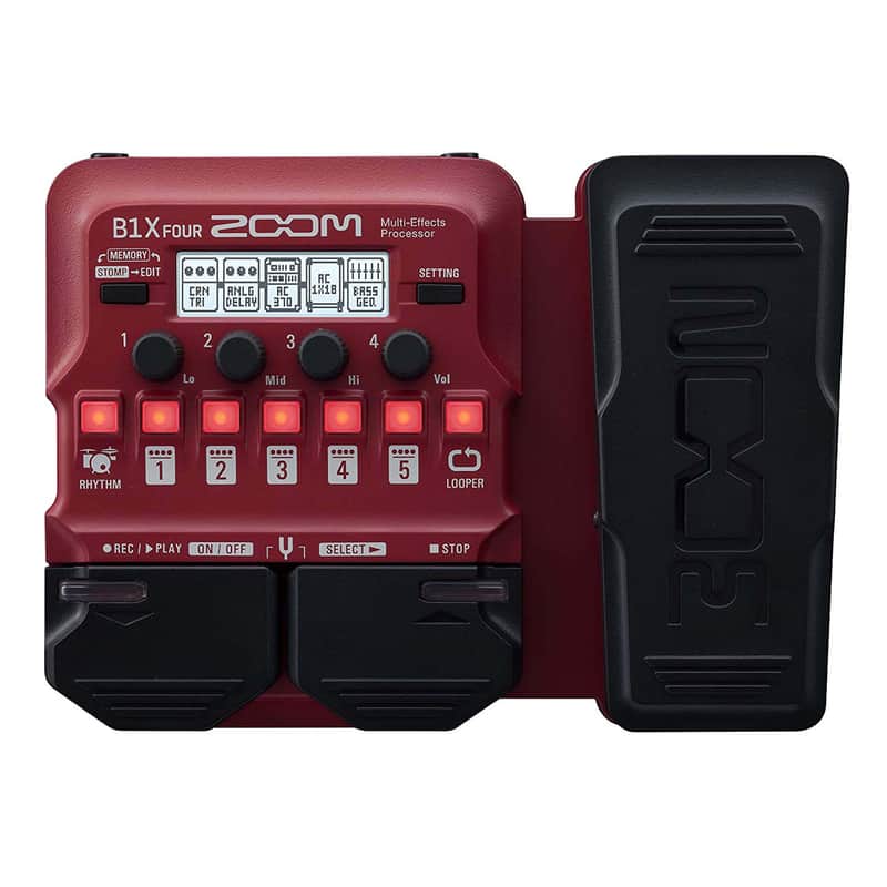 Zoom B1X Four Bass Effects Processor with Expression Pedal image 1
