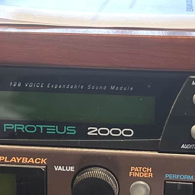 E-MU Systems Proteus 2000 Rackmount 128-Voice Sampler Module 1999 - Black