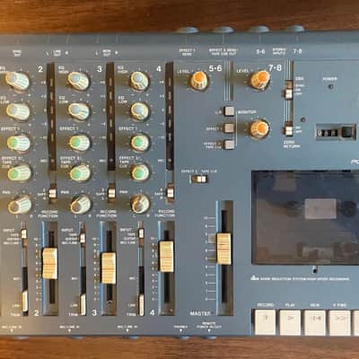 TASCAM Portastudio 414 MKII 4-Track Cassette Recorder 1990s - Blue image 1