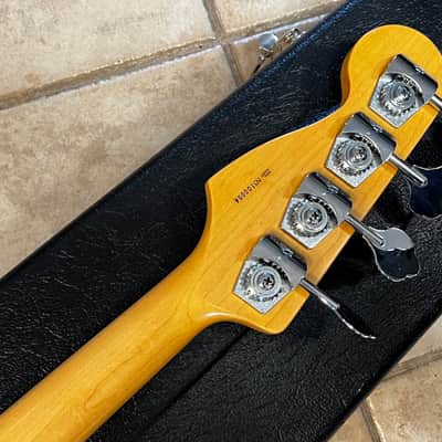 1995 Fender American Standard Jazz Bass Crimson Burst image 9