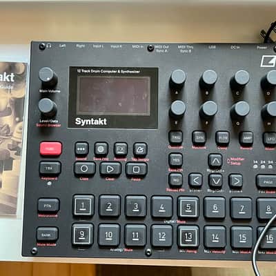 Elektron Syntakt 12 Track Drum Computer & Synthesizer 2022- Present - Black image 2