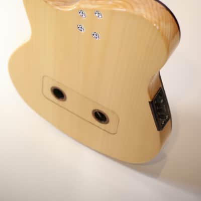 Thin Body Acoustic Guitar, NRS by New Sound Acoustic Handcrafted American image 3
