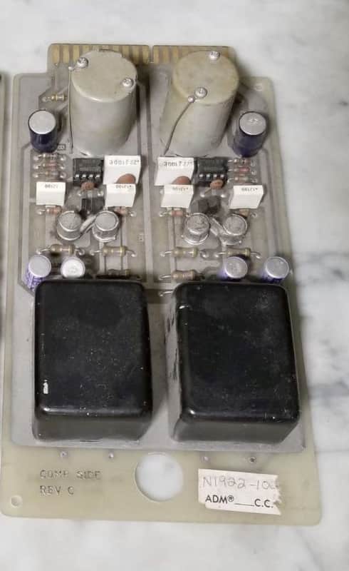 ADM 1922 2Ch Discrete 4 Transistor Output Mic Preamp card Transformers IN&OUT image 1